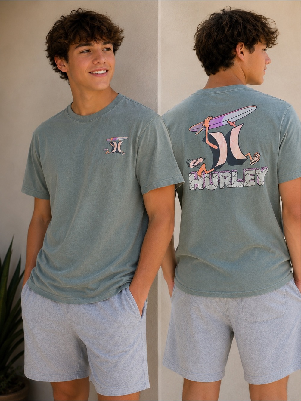 Hurley Green T-Shirt